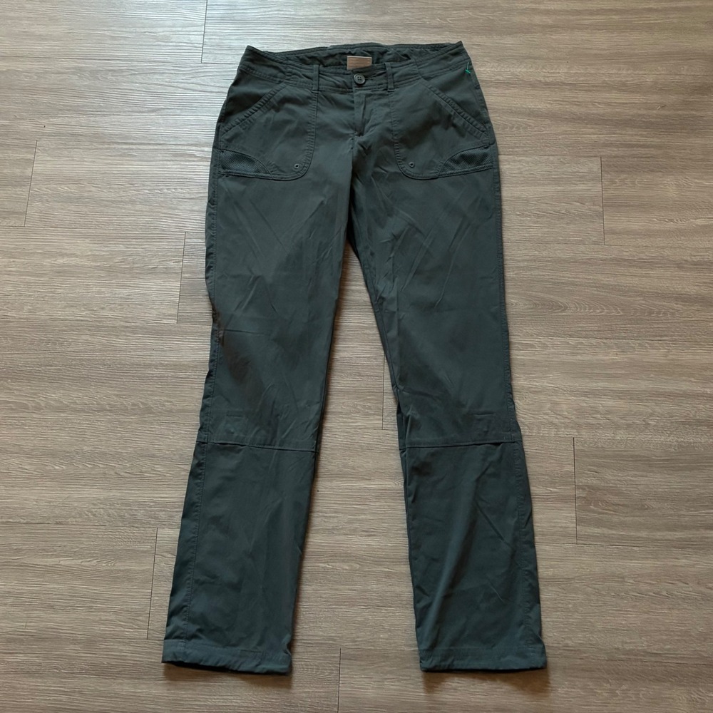 Columbia Pants Womens 4 Grey PFG Omni-Shield Straight Leg Hiking Fishing XK1373